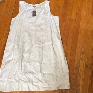 J. Jill Elegant White Midi Dress